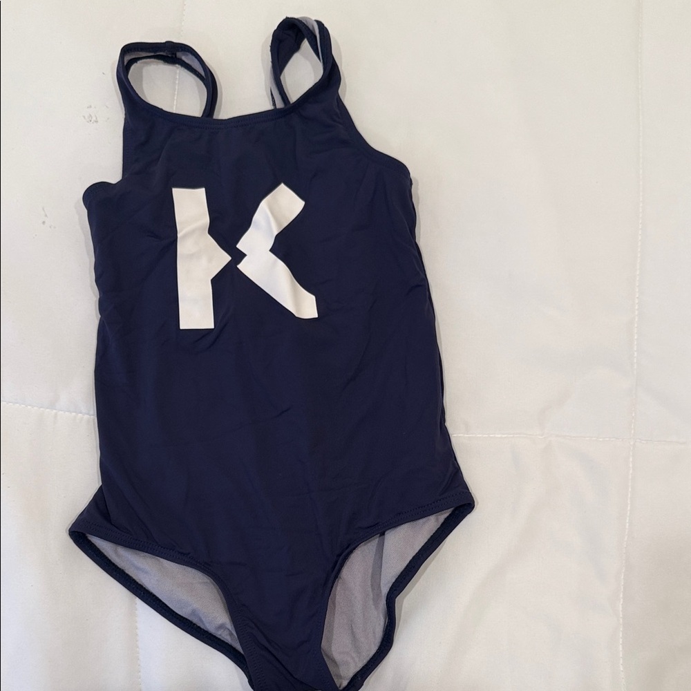 Kenzo Deep Blue Swimsuit with White Accents